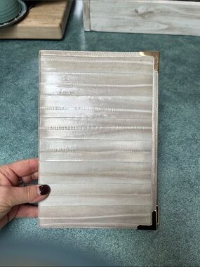 Vintage Eel Skin Folder
